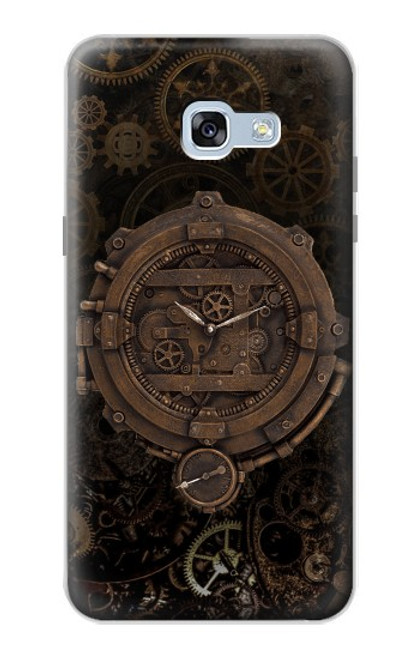 S3902 スチーム パンクなクロック ギア Steampunk Clock Gear Samsung Galaxy A5 (2017) バックケース、フリップケース・カバー