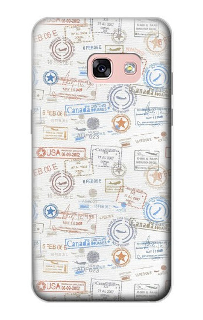 S3903 トラベルスタンプ Travel Stamps Samsung Galaxy A3 (2017) バックケース、フリップケース・カバー