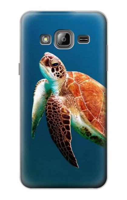 S3899 ウミガメ Sea Turtle Samsung Galaxy J3 (2016) バックケース、フリップケース・カバー