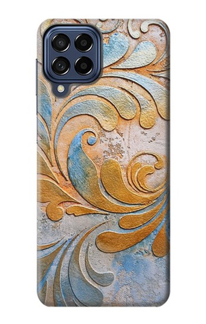 S3875 キャンバスヴィンテージラグ Canvas Vintage Rugs Samsung Galaxy M53 バックケース、フリップケース・カバー