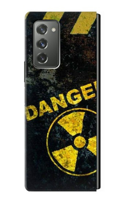 S3891 核の危険 Nuclear Hazard Danger Samsung Galaxy Z Fold2 5G バックケース、フリップケース・カバー