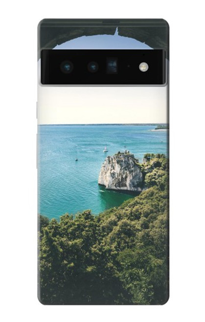 S3865 ヨーロッパ ドゥイーノ ビーチ イタリア Europe Duino Beach Italy Google Pixel 6 Pro バックケース、フリップケース・カバー