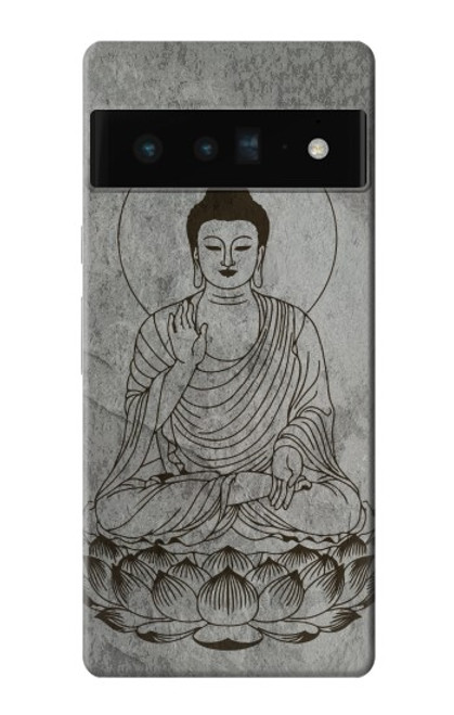 S3873 ブッダ ライン アート Buddha Line Art Google Pixel 6 Pro バックケース、フリップケース・カバー