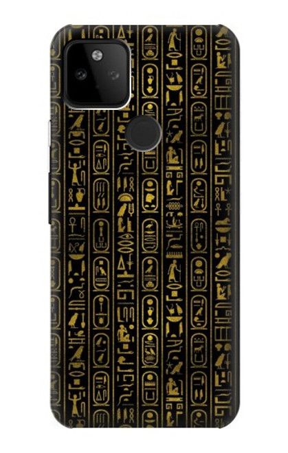 S3869 古代エジプトの象形文字 Ancient Egyptian Hieroglyphic Google Pixel 5A 5G バックケース、フリップケース・カバー