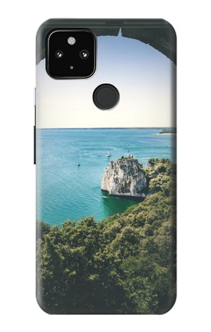 S3865 ヨーロッパ ドゥイーノ ビーチ イタリア Europe Duino Beach Italy Google Pixel 4a 5G バックケース、フリップケース・カバー