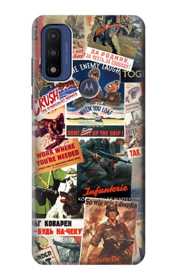 S3905 ビンテージ アーミー ポスター Vintage Army Poster Motorola G Pure バックケース、フリップケース・カバー