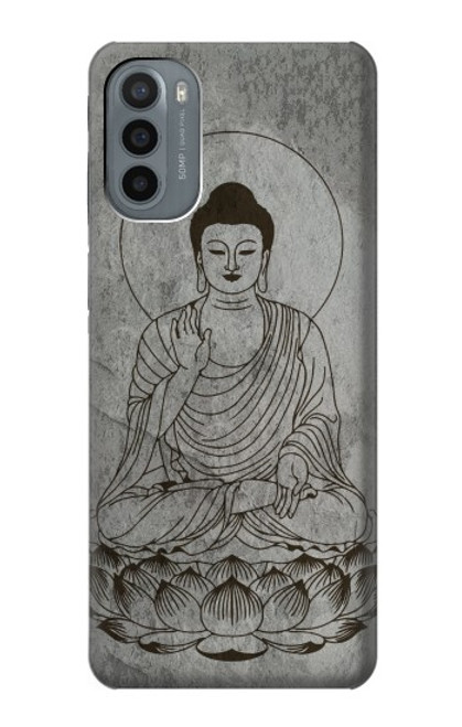 S3873 ブッダ ライン アート Buddha Line Art Motorola Moto G31 バックケース、フリップケース・カバー