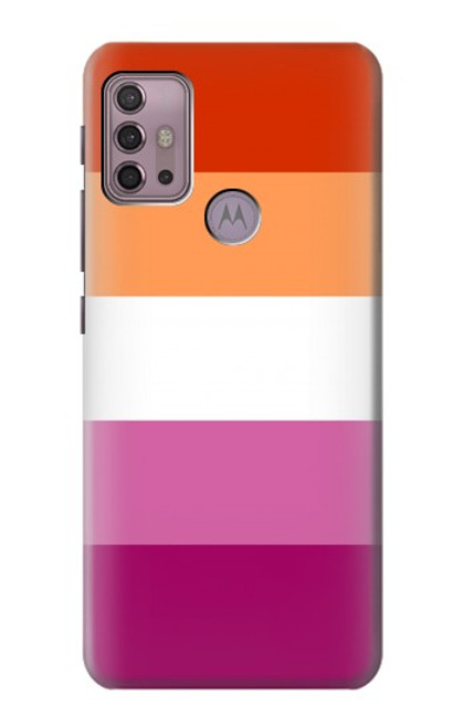 S3887 レズビアンプライドフラッグ Lesbian Pride Flag Motorola Moto G30, G20, G10 バックケース、フリップケース・カバー