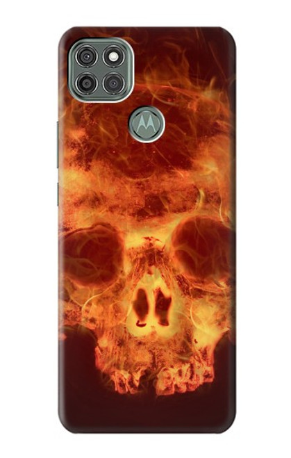 S3881 ファイアスカル Fire Skull Motorola Moto G9 Power バックケース、フリップケース・カバー