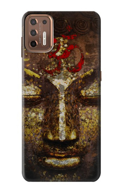 S3874 ブッダフェイスオームシンボル Buddha Face Ohm Symbol Motorola Moto G9 Plus バックケース、フリップケース・カバー