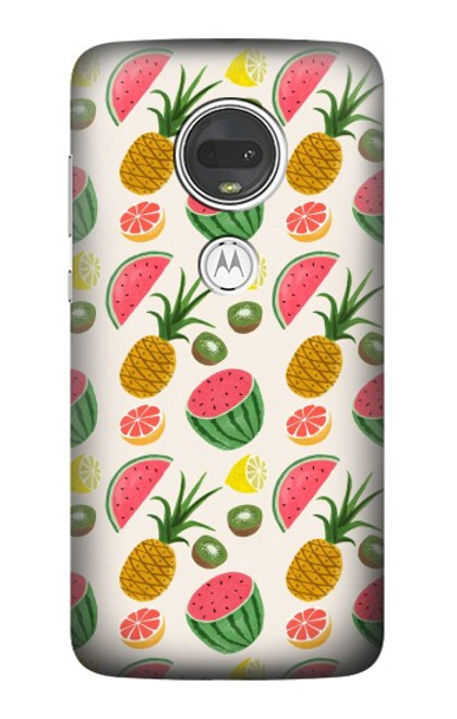 S3883 フルーツ柄 Fruit Pattern Motorola Moto G7, Moto G7 Plus バックケース、フリップケース・カバー