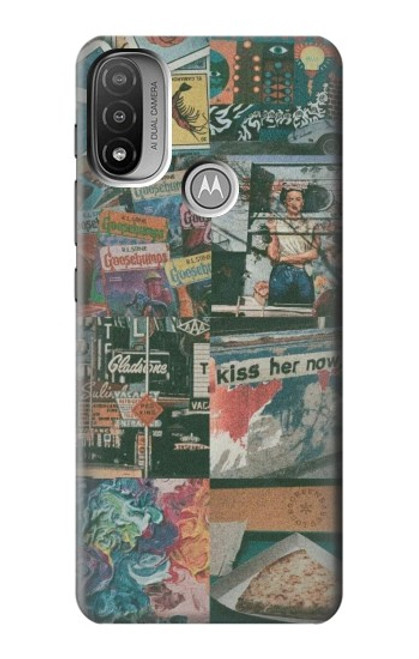 S3909 ビンテージ ポスター Vintage Poster Motorola Moto E20,E30,E40  バックケース、フリップケース・カバー