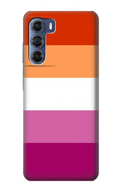 S3887 レズビアンプライドフラッグ Lesbian Pride Flag Motorola Edge S30 バックケース、フリップケース・カバー