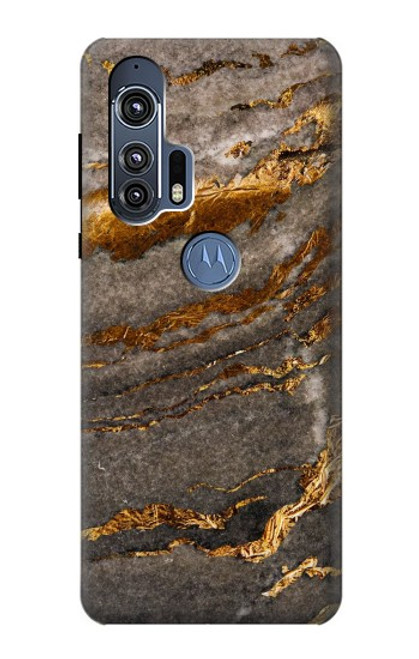 S3886 灰色の大理石の岩 Gray Marble Rock Motorola Edge+ バックケース、フリップケース・カバー