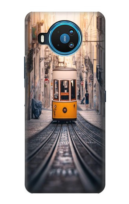 S3867 リスボンのトラム Trams in Lisbon Nokia 8.3 5G バックケース、フリップケース・カバー