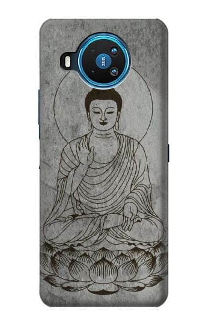 S3873 ブッダ ライン アート Buddha Line Art Nokia 8.3 5G バックケース、フリップケース・カバー