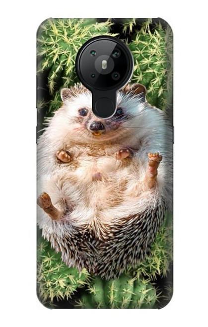 S3863 ピグミー ハリネズミ ドワーフ ハリネズミ ペイント Pygmy Hedgehog Dwarf Hedgehog Paint Nokia 5.3 バックケース、フリップケース・カバー