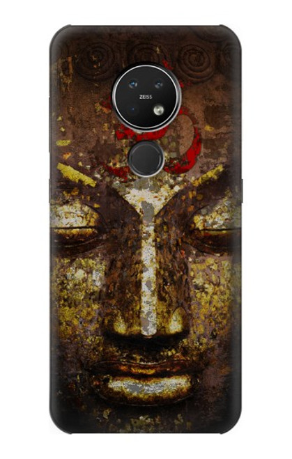 S3874 ブッダフェイスオームシンボル Buddha Face Ohm Symbol Nokia 7.2 バックケース、フリップケース・カバー