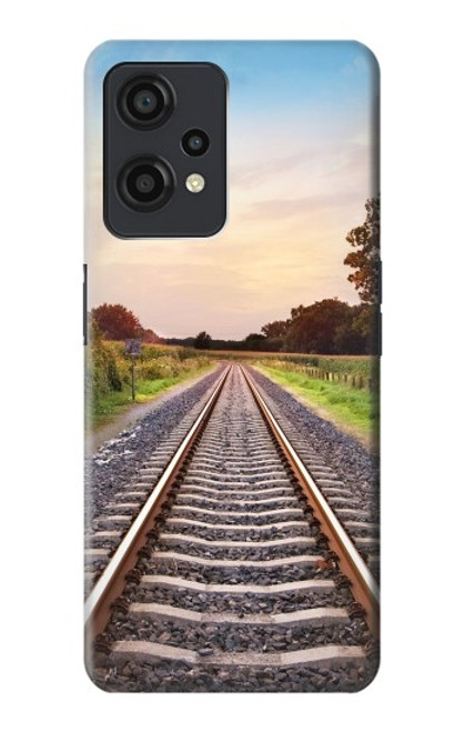 S3866 鉄道直線線路 Railway Straight Train Track OnePlus Nord CE 2 Lite 5G バックケース、フリップケース・カバー