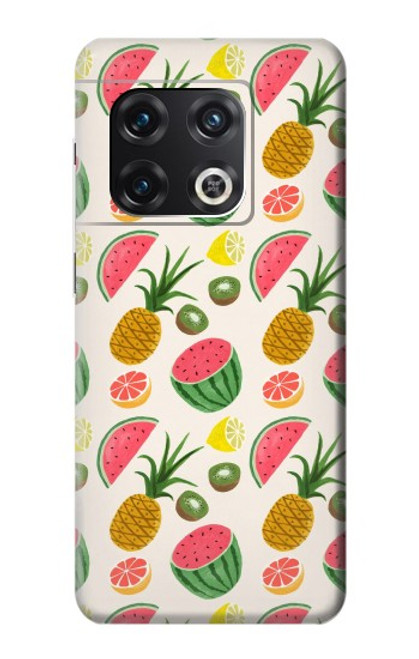 S3883 フルーツ柄 Fruit Pattern OnePlus 10 Pro バックケース、フリップケース・カバー