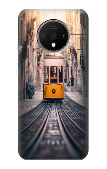 S3867 リスボンのトラム Trams in Lisbon OnePlus 7T バックケース、フリップケース・カバー