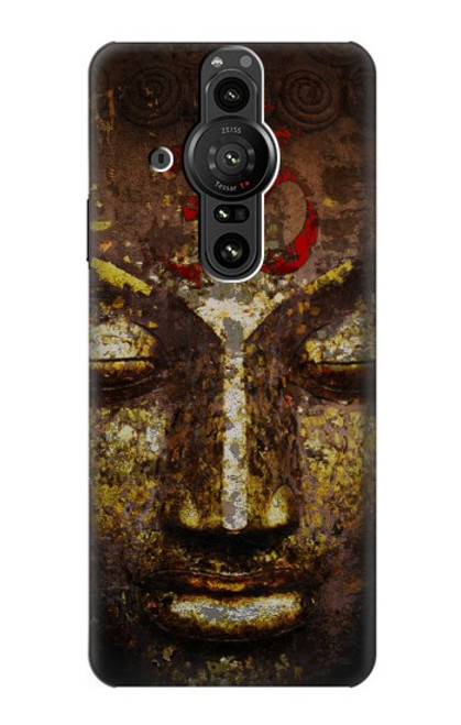 S3874 ブッダフェイスオームシンボル Buddha Face Ohm Symbol Sony Xperia Pro-I バックケース、フリップケース・カバー