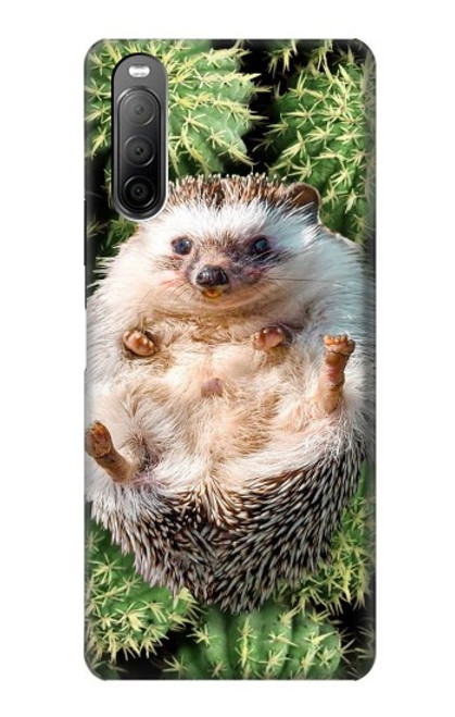 S3863 ピグミー ハリネズミ ドワーフ ハリネズミ ペイント Pygmy Hedgehog Dwarf Hedgehog Paint Sony Xperia 10 II バックケース、フリップケース・カバー