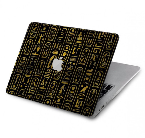 S3869 古代エジプトの象形文字 Ancient Egyptian Hieroglyphic MacBook Pro 13″ - A1706, A1708, A1989, A2159, A2289, A2251, A2338 ケース・カバー