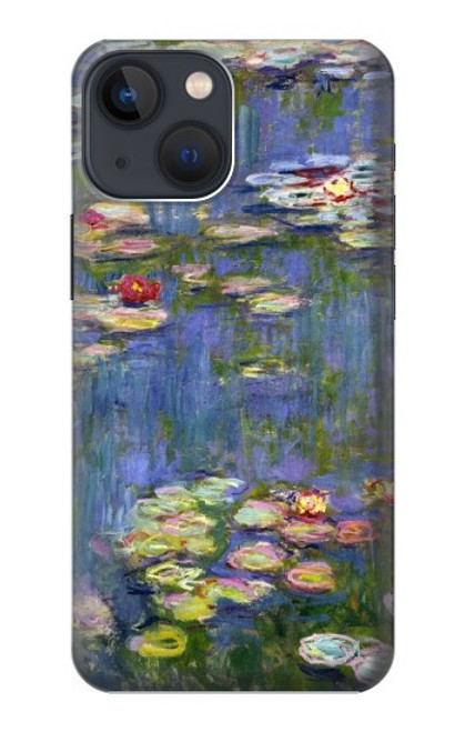 S0997 クロード・モネ 睡蓮 Claude Monet Water Lilies iPhone 14 バックケース、フリップケース・カバー