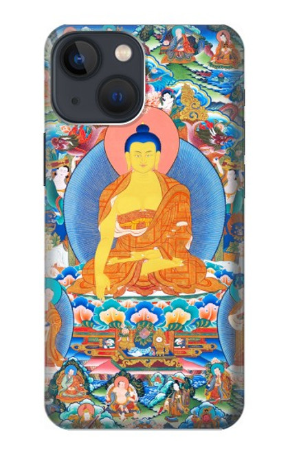 S1256 仏の絵画 Buddha Paint iPhone 14 バックケース、フリップケース・カバー