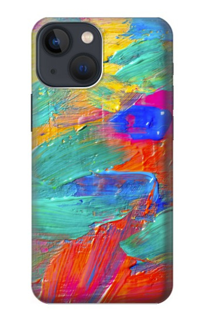 S2942 ブラシ絵画 Brush Stroke Painting iPhone 14 バックケース、フリップケース・カバー