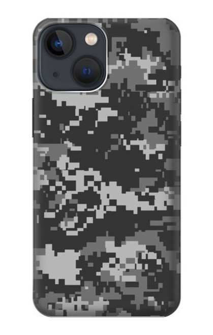 S3293 アーバンブラックカモ迷彩 Urban Black Camo Camouflage iPhone 14 バックケース、フリップケース・カバー
