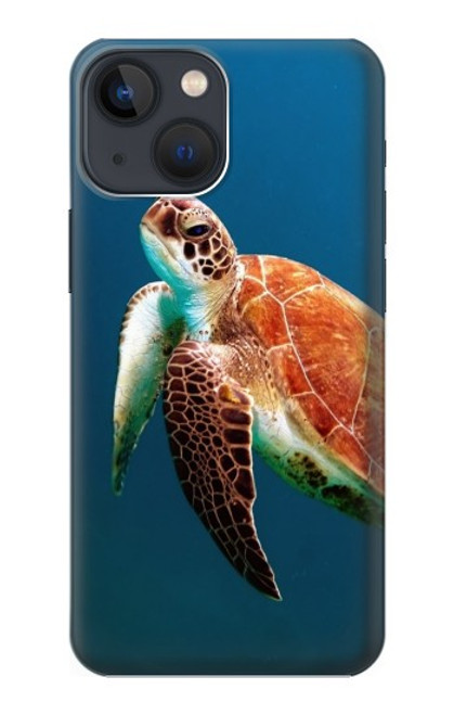 S3899 ウミガメ Sea Turtle iPhone 14 バックケース、フリップケース・カバー