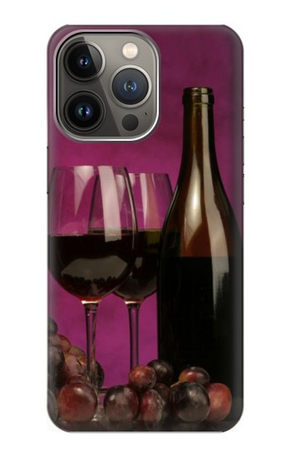 S0910 赤ワイン Red Wine iPhone 14 Pro バックケース、フリップケース・カバー