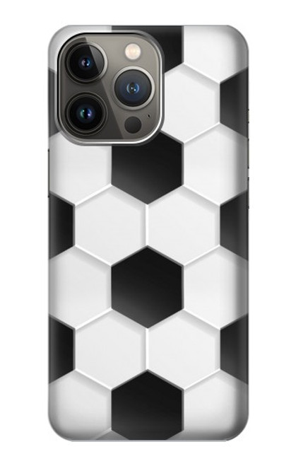 S2061 サッカーのパターン Football Soccer Pattern iPhone 14 Pro バックケース、フリップケース・カバー