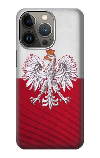 S3005 ポーランドサッカー Poland Football Soccer Flag iPhone 14 Pro バックケース、フリップケース・カバー