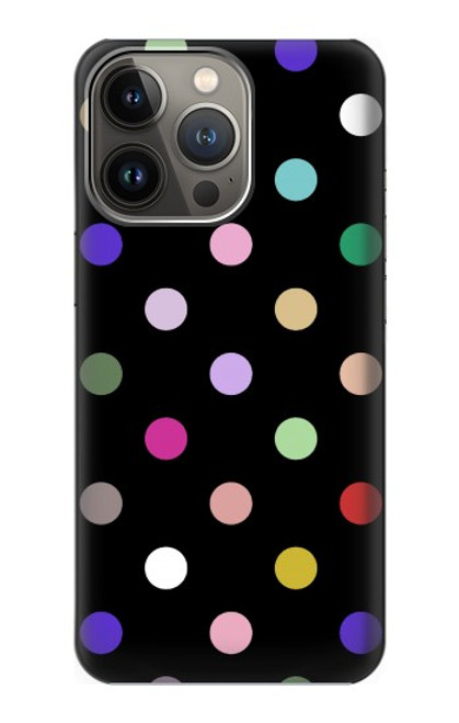 S3532 カラフルな水玉 Colorful Polka Dot iPhone 14 Pro バックケース、フリップケース・カバー