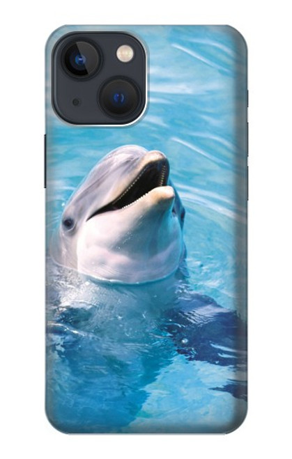 S1291 イルカ Dolphin iPhone 14 Plus バックケース、フリップケース・カバー