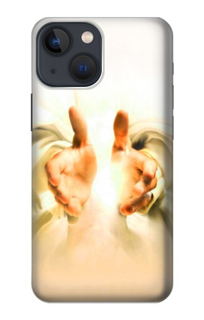 S2546 神の手 天国 Hand of God Heaven iPhone 14 Plus バックケース、フリップケース・カバー