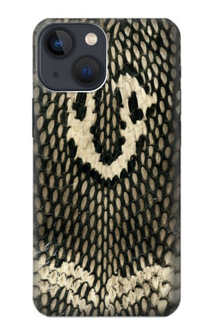 S2711 キングコブラ 蛇の皮膚 グラフィックプリント King Cobra Snake Skin Graphic Printed iPhone 14 Plus バックケース、フリップケース・カバー