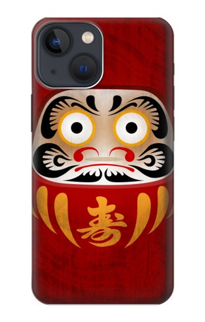 S3023 ダルマ Japan Good Luck Daruma Doll iPhone 14 Plus バックケース、フリップケース・カバー