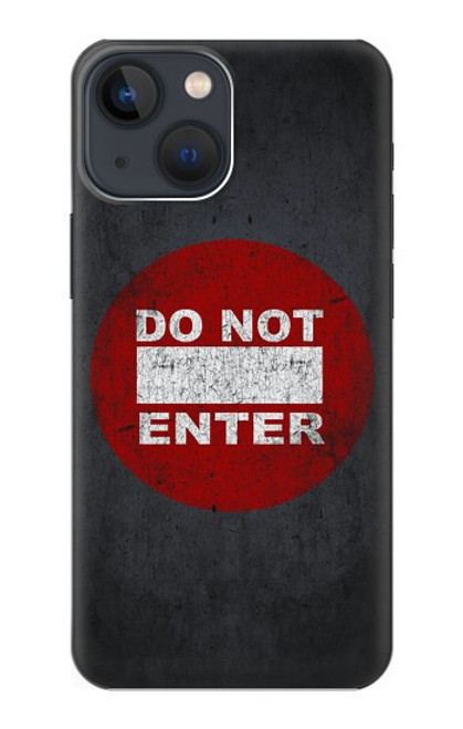 S3683 立入禁止 Do Not Enter iPhone 14 Plus バックケース、フリップケース・カバー