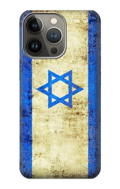 S2614 イスラエルの古い旗 Israel Old Flag iPhone 14 Pro Max バックケース、フリップケース・カバー