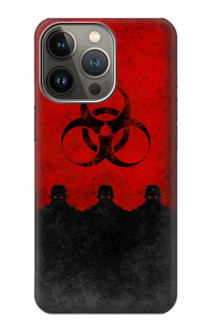 S2917 バイオハザードウイルスの警告 Biohazards Virus Red Alert iPhone 14 Pro Max バックケース、フリップケース・カバー