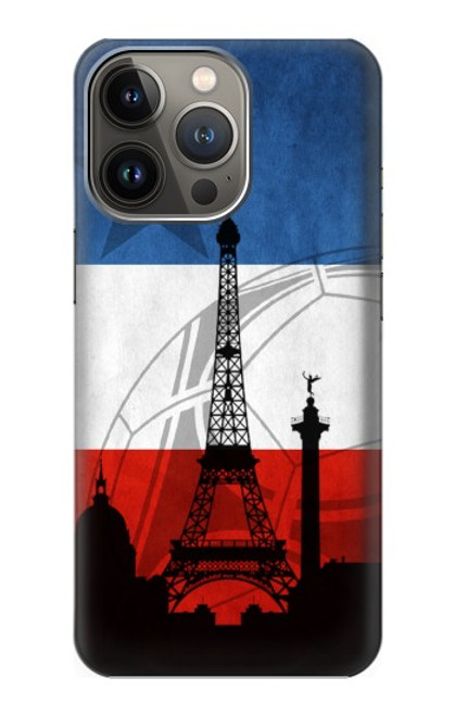 S2980 フランスサッカー France Football Soccer Flag iPhone 14 Pro Max バックケース、フリップケース・カバー