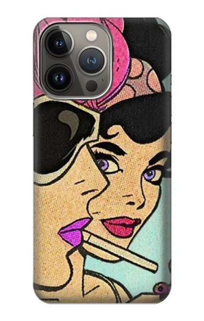 S3171 女の子のポップアート Girls Pop Art iPhone 14 Pro Max バックケース、フリップケース・カバー