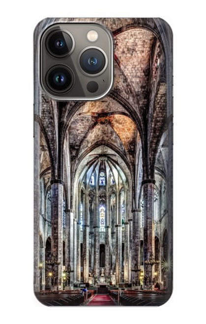 S3210 サンタ・マリア・ダル・マール教会 Santa Maria Del Mar Cathedral iPhone 14 Pro Max バックケース、フリップケース・カバー