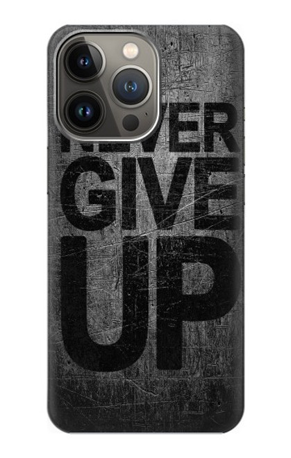 S3367 諦めないで Never Give Up iPhone 14 Pro Max バックケース、フリップケース・カバー