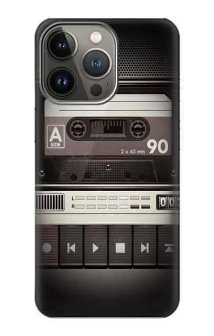 S3501 ビンテージカセットプレーヤー Vintage Cassette Player iPhone 14 Pro Max バックケース、フリップケース・カバー