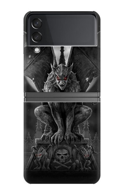 S0850 ガーゴイル悪魔 Gargoyle Devil Demon Samsung Galaxy Z Flip 4 バックケース、フリップケース・カバー